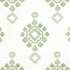 Province Medallion fabric in spruce color - pattern number F981322 - by Thibaut in the Montecito collection