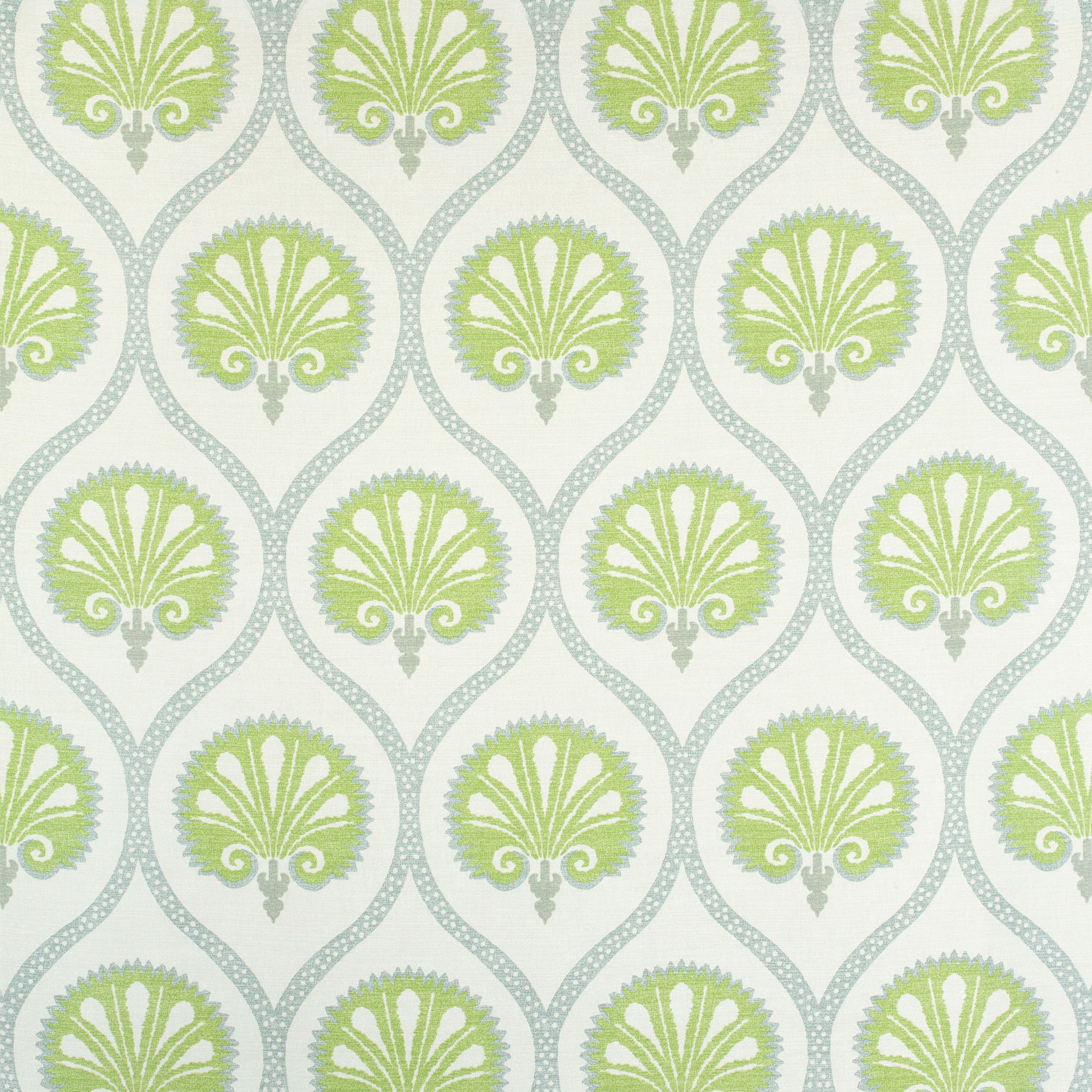 Kimberly fabric in green color - pattern number F985015 - by Thibaut in the Greenwood collection