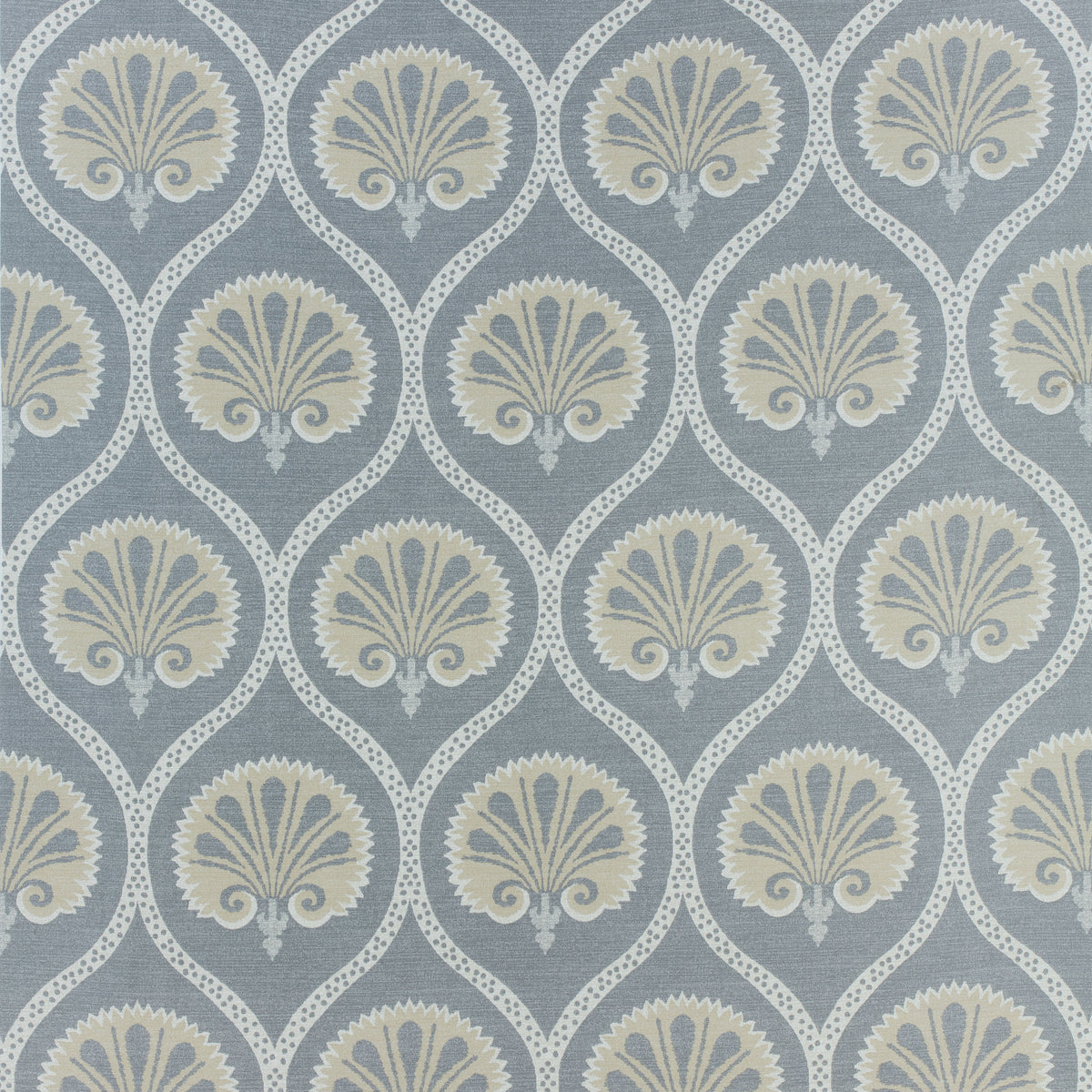 Kimberly fabric in grey color - pattern number F985018 - by Thibaut in the Greenwood collection