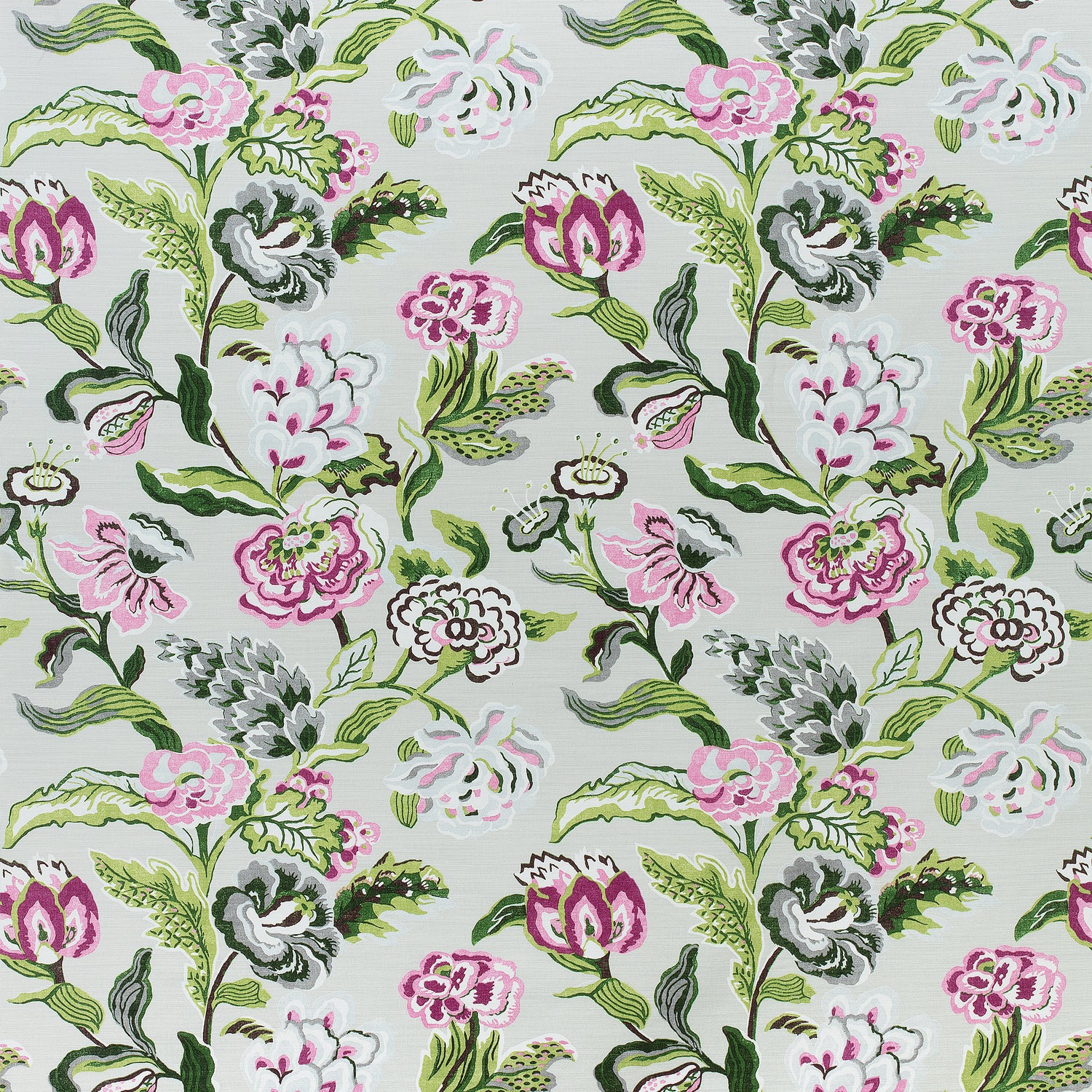 Navesink fabric in grey and pink color - pattern number F985034 - by Thibaut in the Greenwood collection