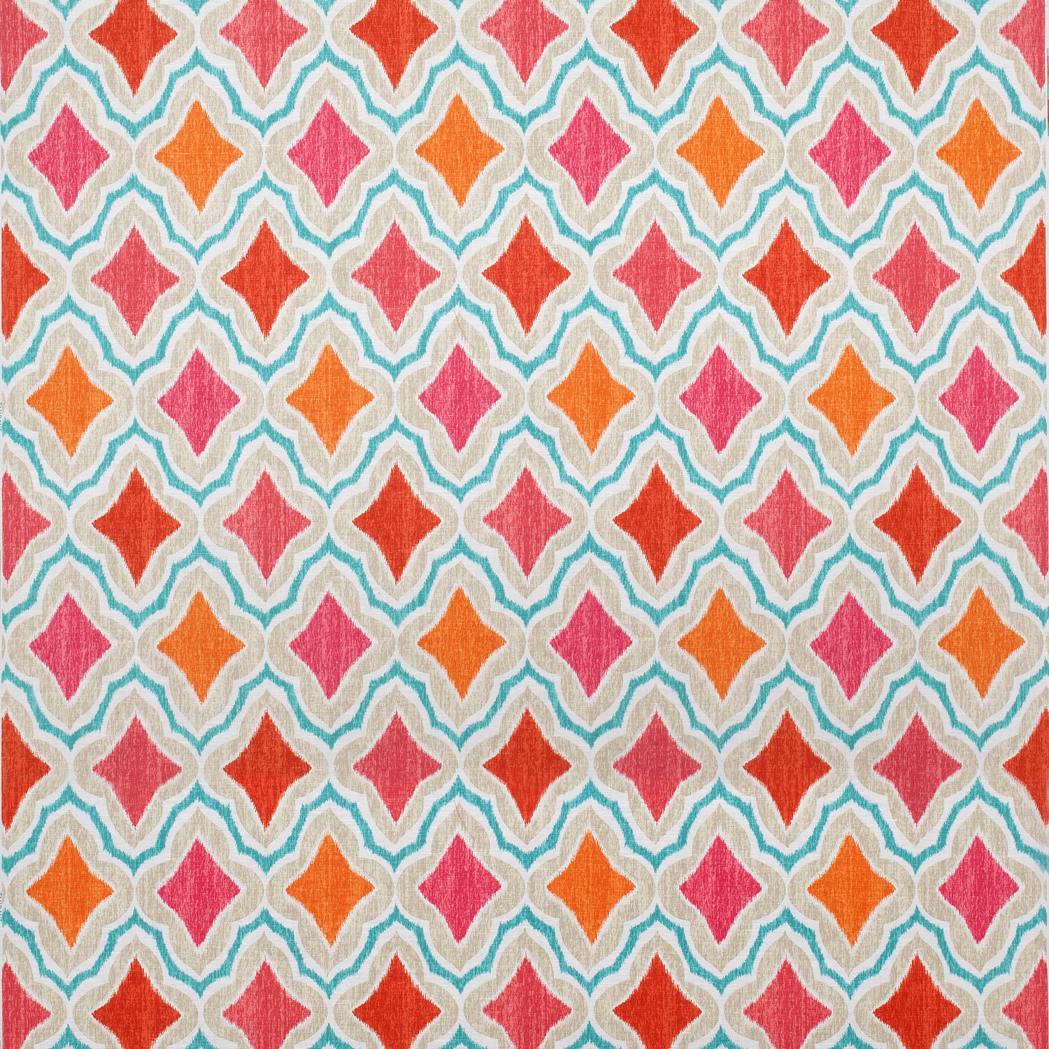 Cruising fabric in orange and pink color - pattern number F988741 - by Thibaut in the Trade Routes collection