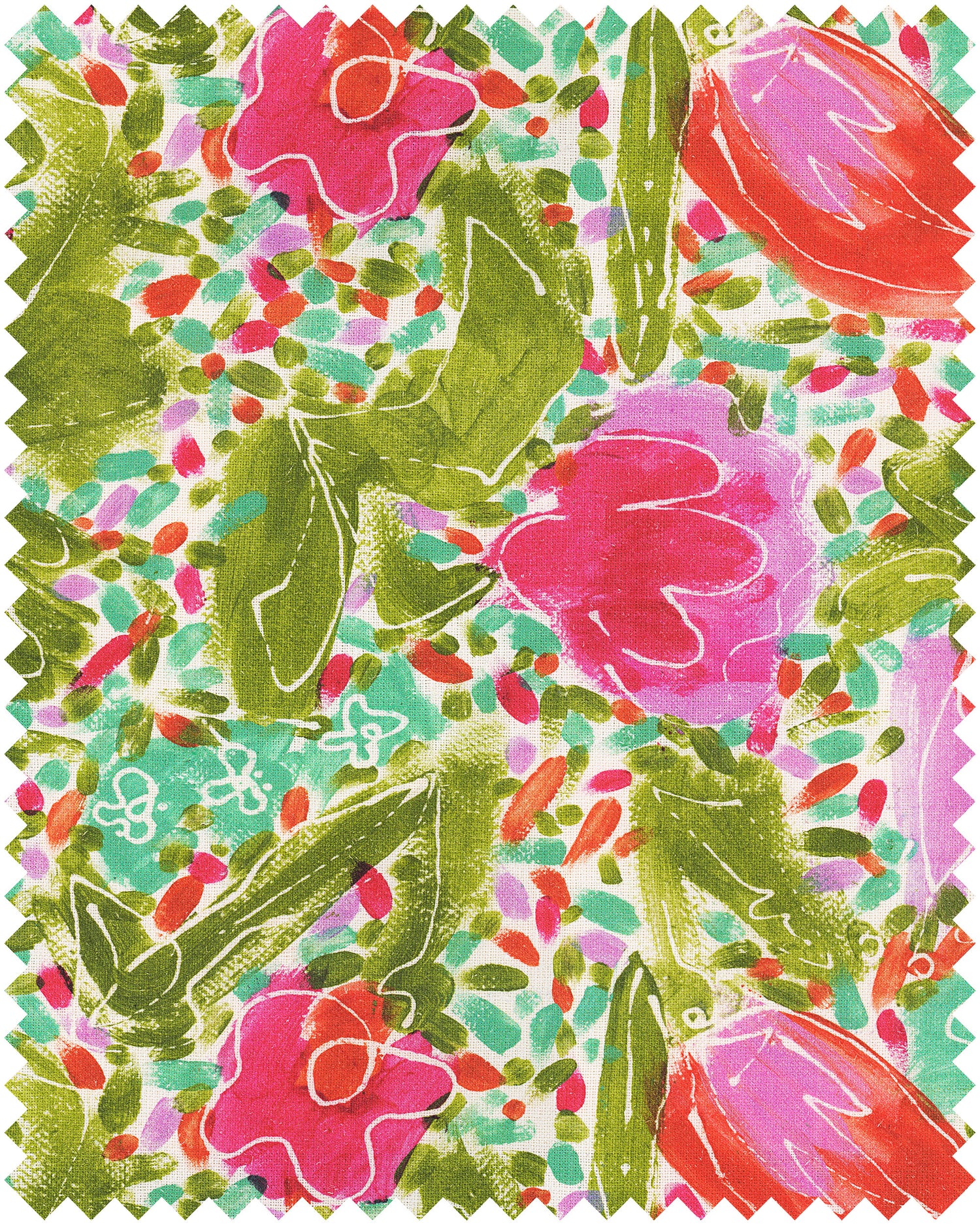 Princess Garden fabric in green color - pattern number FB00175 - by Mind The Gap in the Transylvanian Rhapsody collection