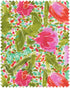Princess Garden fabric in green color - pattern number FB00175 - by Mind The Gap in the Transylvanian Rhapsody collection