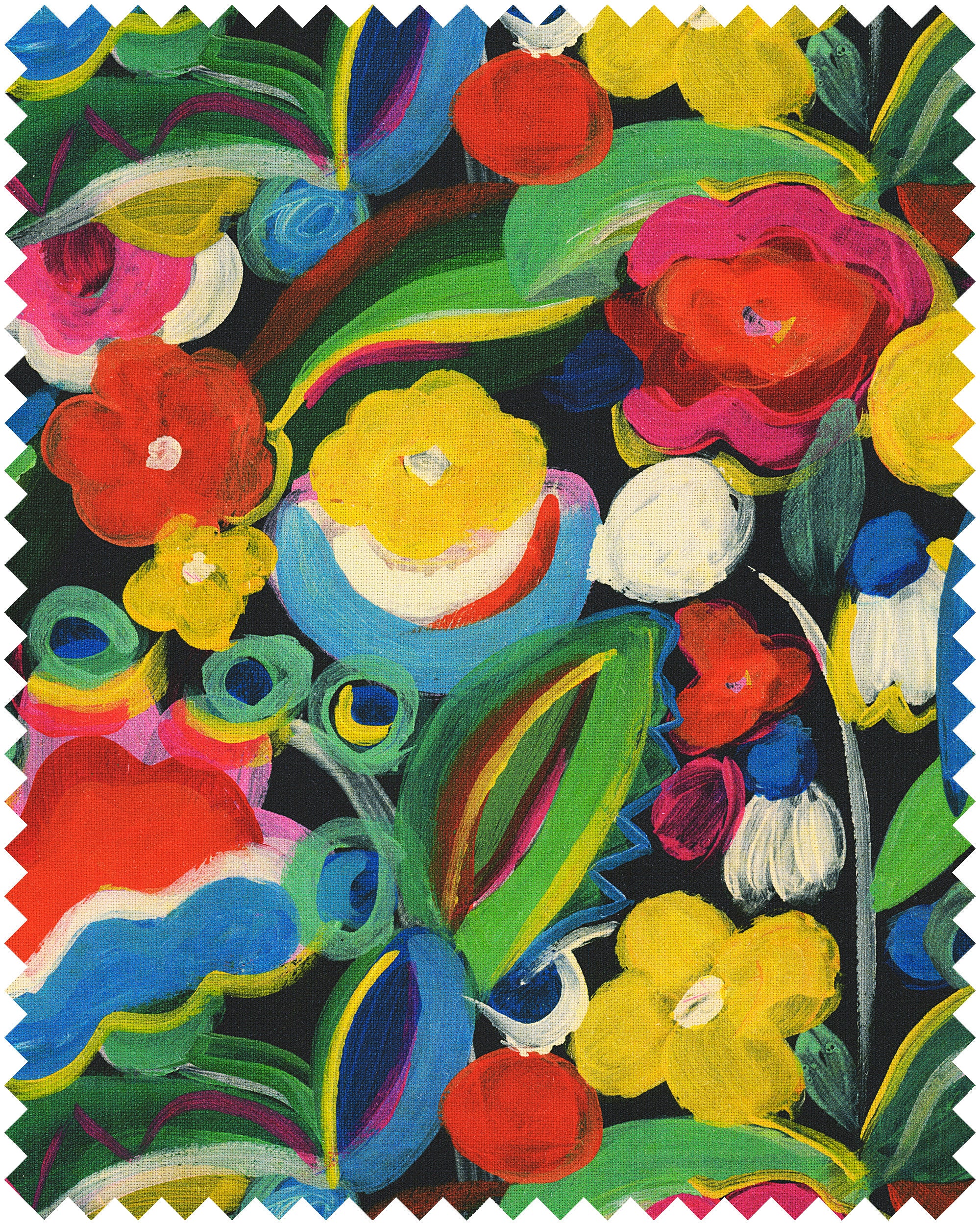 Queens Garden fabric in multicolour color - pattern number FB00177 - by Mind The Gap in the Transylvanian Rhapsody collection