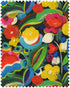 Queens Garden fabric in multicolour color - pattern number FB00177 - by Mind The Gap in the Transylvanian Rhapsody collection