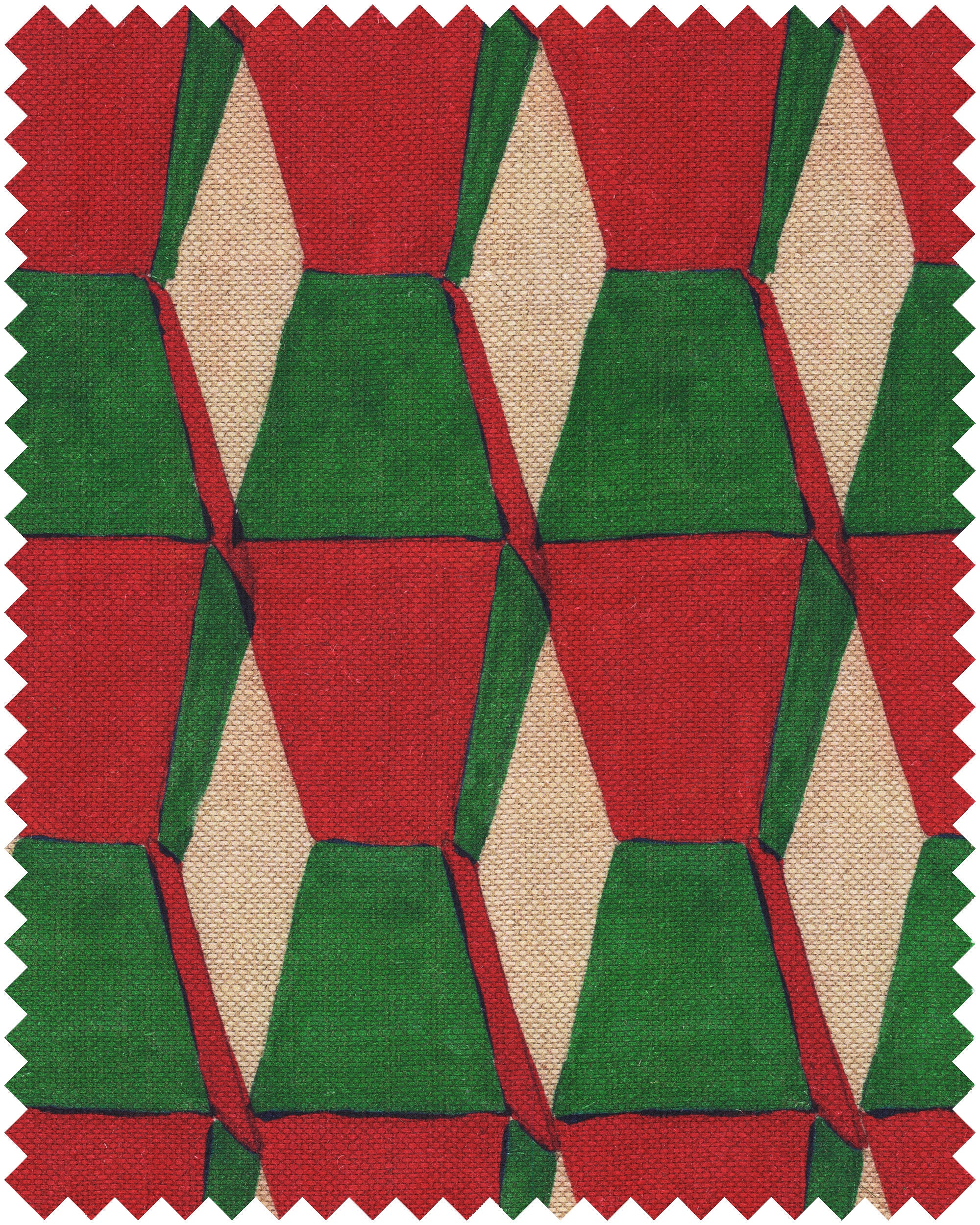 Endless Scarlet fabric in green color - pattern number FB00186 - by Mind The Gap in the Transylvanian Rhapsody collection