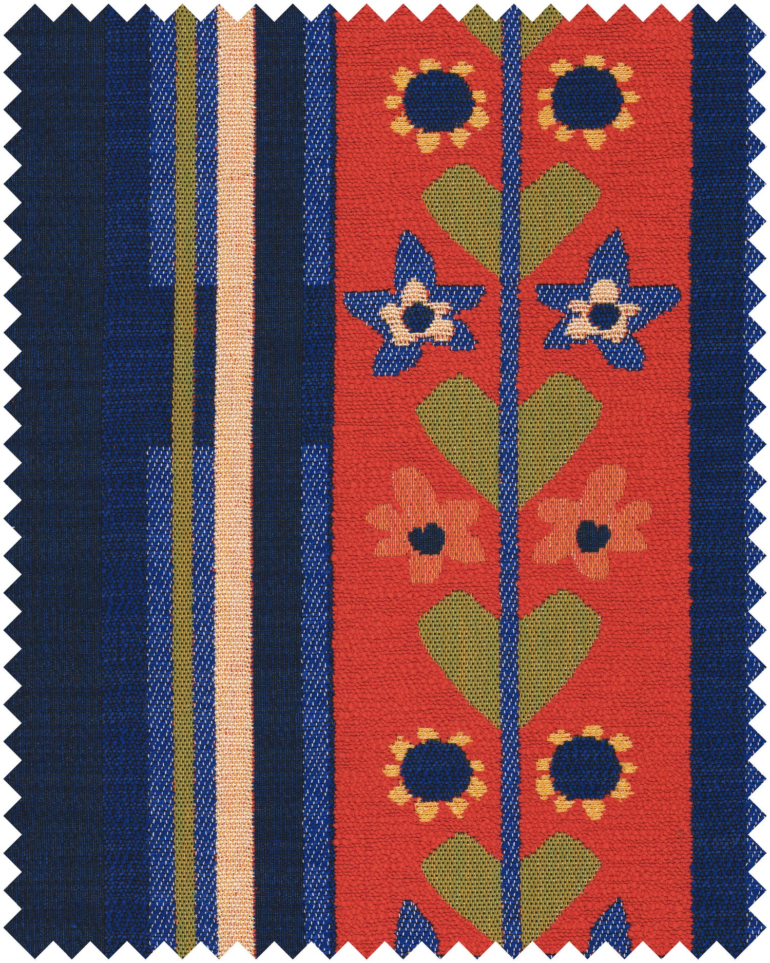 Whispers of the Meadow fabric in blue color - pattern number FB00193 - by Mind The Gap in the Transylvanian Rhapsody collection