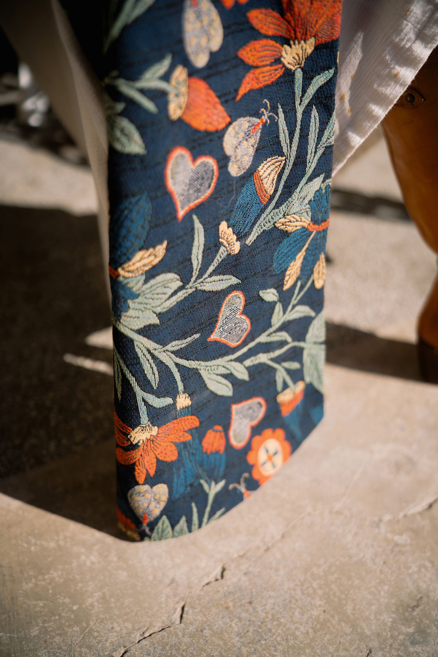 Inflorescence fabric in blue color - pattern number FB00194 - by Mind The Gap in the Transylvanian Rhapsody collection