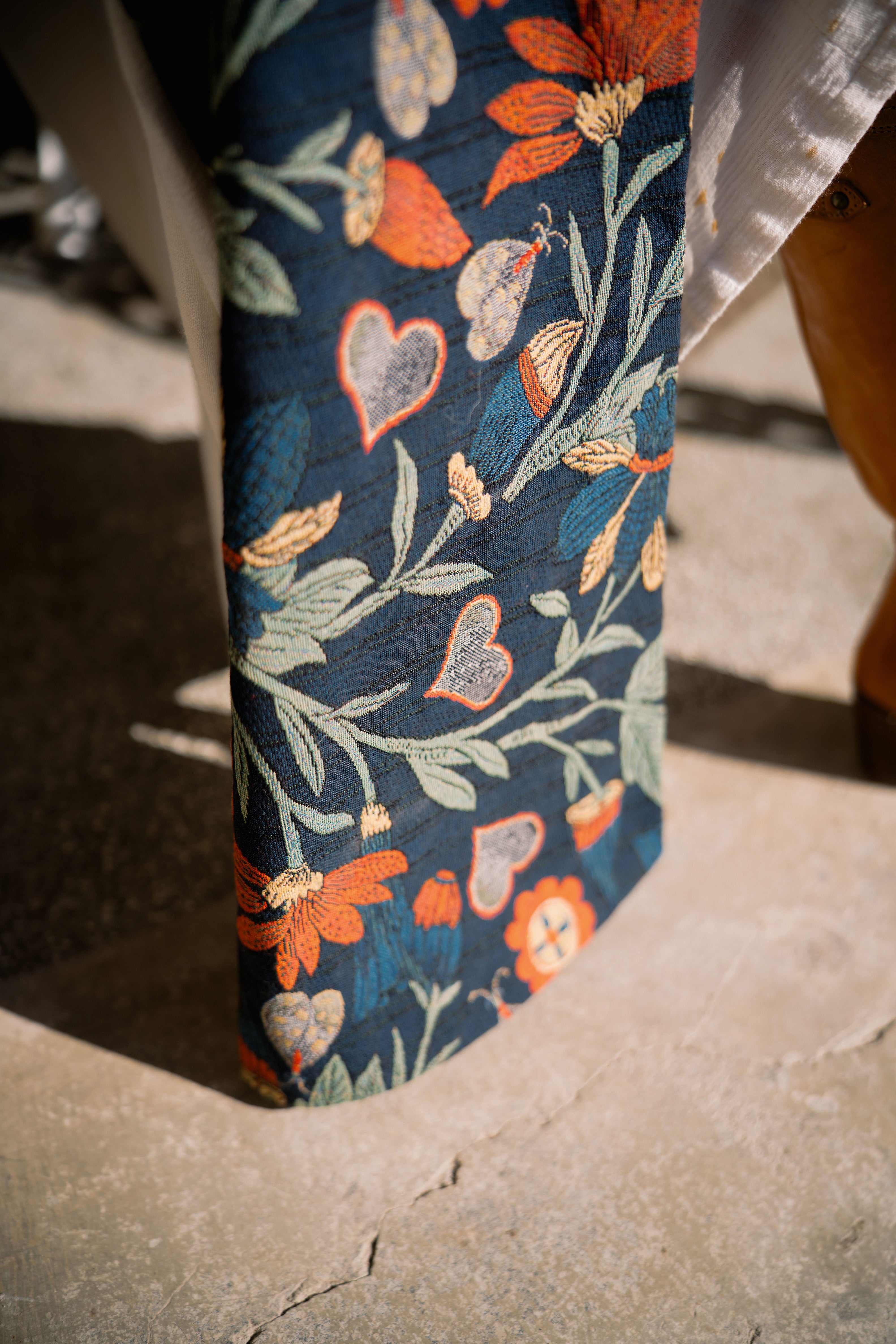 Inflorescence fabric in blue color - pattern number FB00194 - by Mind The Gap in the Transylvanian Rhapsody collection