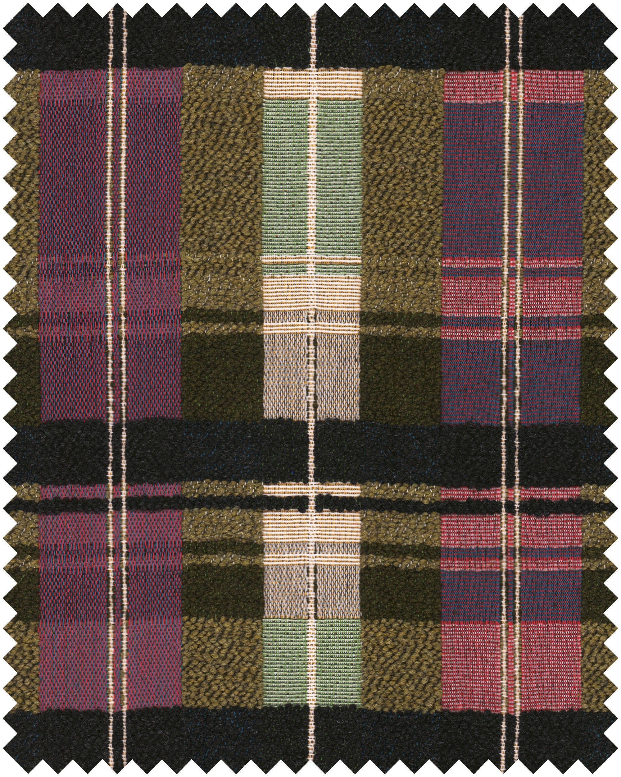 Kerschdorf Plaid / Check Foliage fabric in green color - pattern number FB00198 - by Mind The Gap in the Transylvanian Rhapsody collection