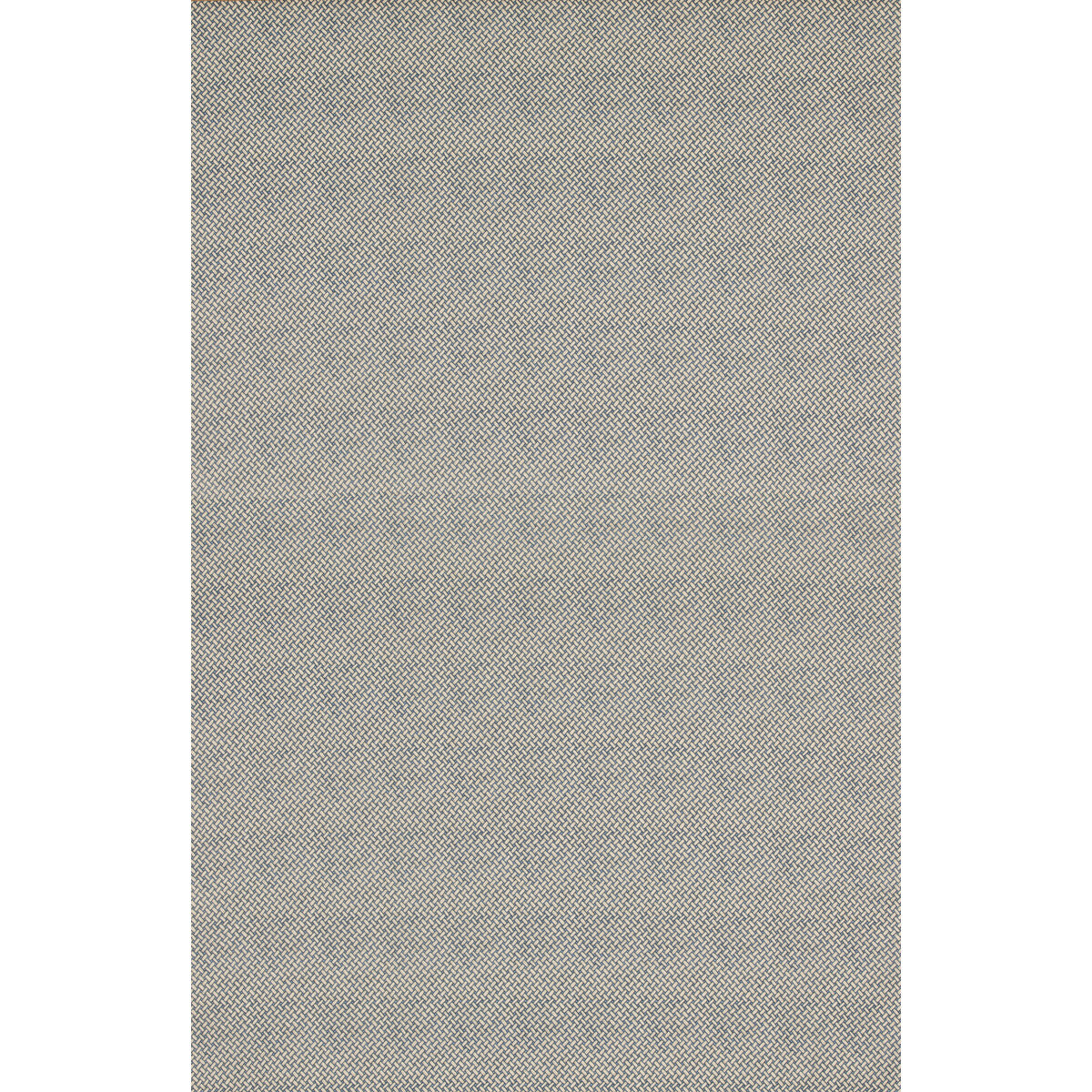 Basketweave fabric in blue color - pattern number FD2016.H101.0 - by Mulberry in the Mulberry Small Prints collection