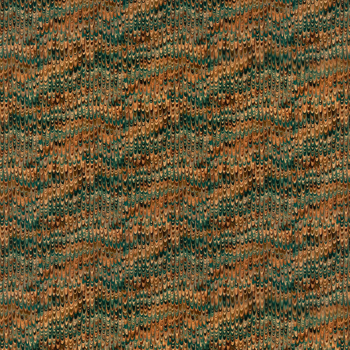 End Paper Velvet fabric in teal color - pattern number FD2022.R11.0 - by Mulberry in the Mulberry Country Walk collection
