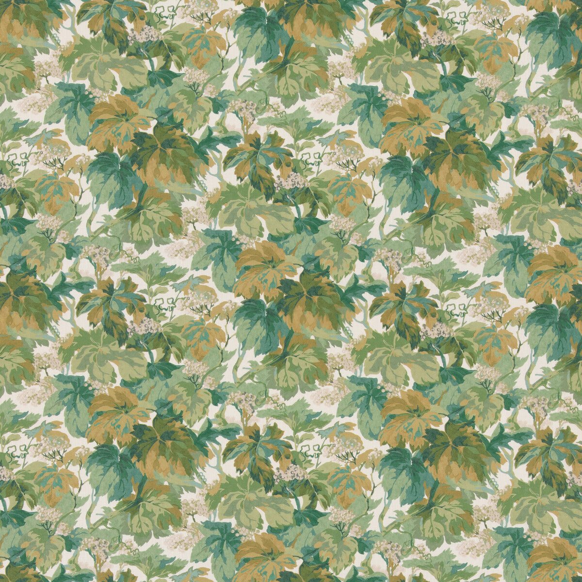 Country Walk fabric in emerald color - pattern number FD2025.S16.0 - by Mulberry in the Mulberry Country Walk collection