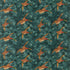 Forest Ducks Velvet fabric in teal color - pattern number FD2027.R11.0 - by Mulberry in the Mulberry Country Walk collection