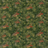 Forest Ducks Velvet fabric in emerald color - pattern number FD2027.S16.0 - by Mulberry in the Mulberry Country Walk collection