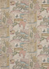Bohemian Travels Linen fabric in multi color - pattern FD284.Y101.0 - by Mulberry in the Bohemian Travels collection
