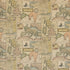 Bohemian Travels Velvet fabric in multi color - pattern FD289.Y101.0 - by Mulberry in the Bohemian Travels collection