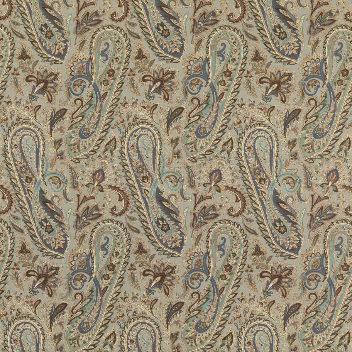 Hoxley fabric in sage color - pattern FD302.S108.0 - by Mulberry in the Modern Country I collection