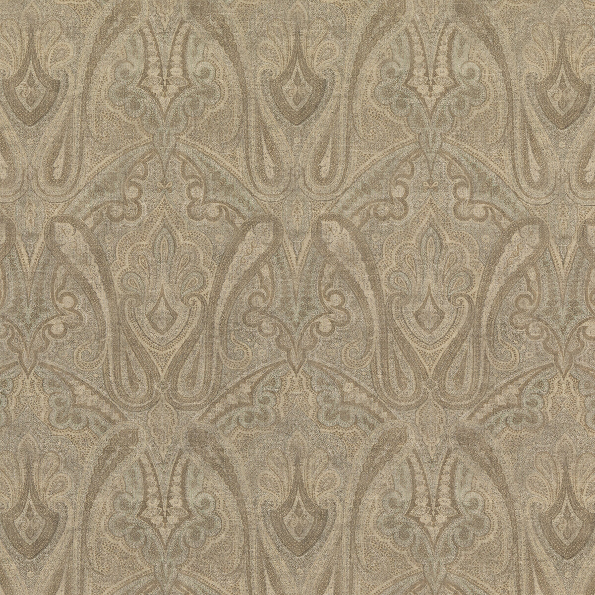 Canvas Paisley fabric in mineral color - pattern FD307.S40.0 - by Mulberry in the Modern Country II collection