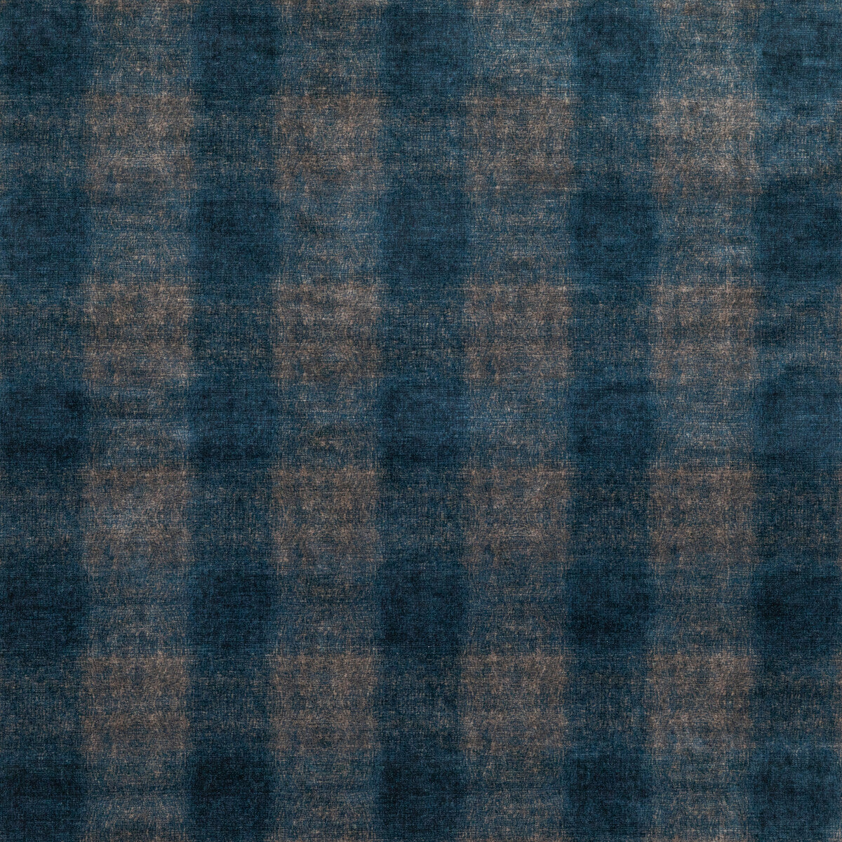 Highland Check fabric in indigo color - pattern FD314.H10.0 - by Mulberry in the Modern Country Velvets collection