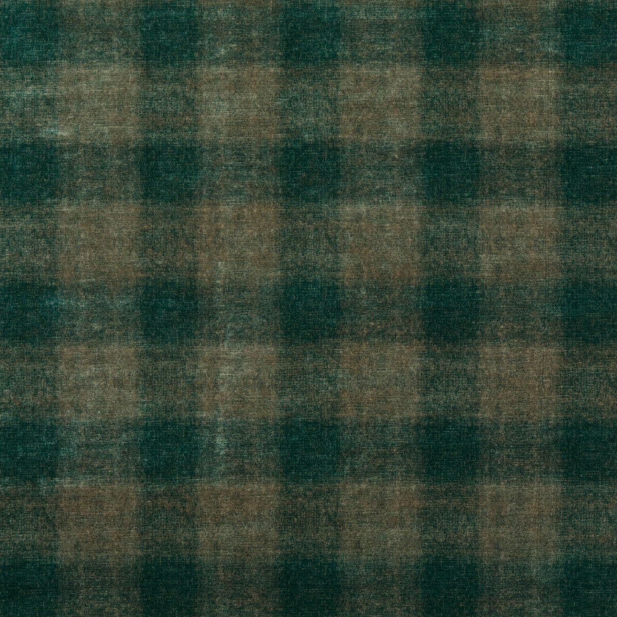 Highland Check fabric in teal color - pattern FD314.R122.0 - by Mulberry in the Modern Country Velvets collection