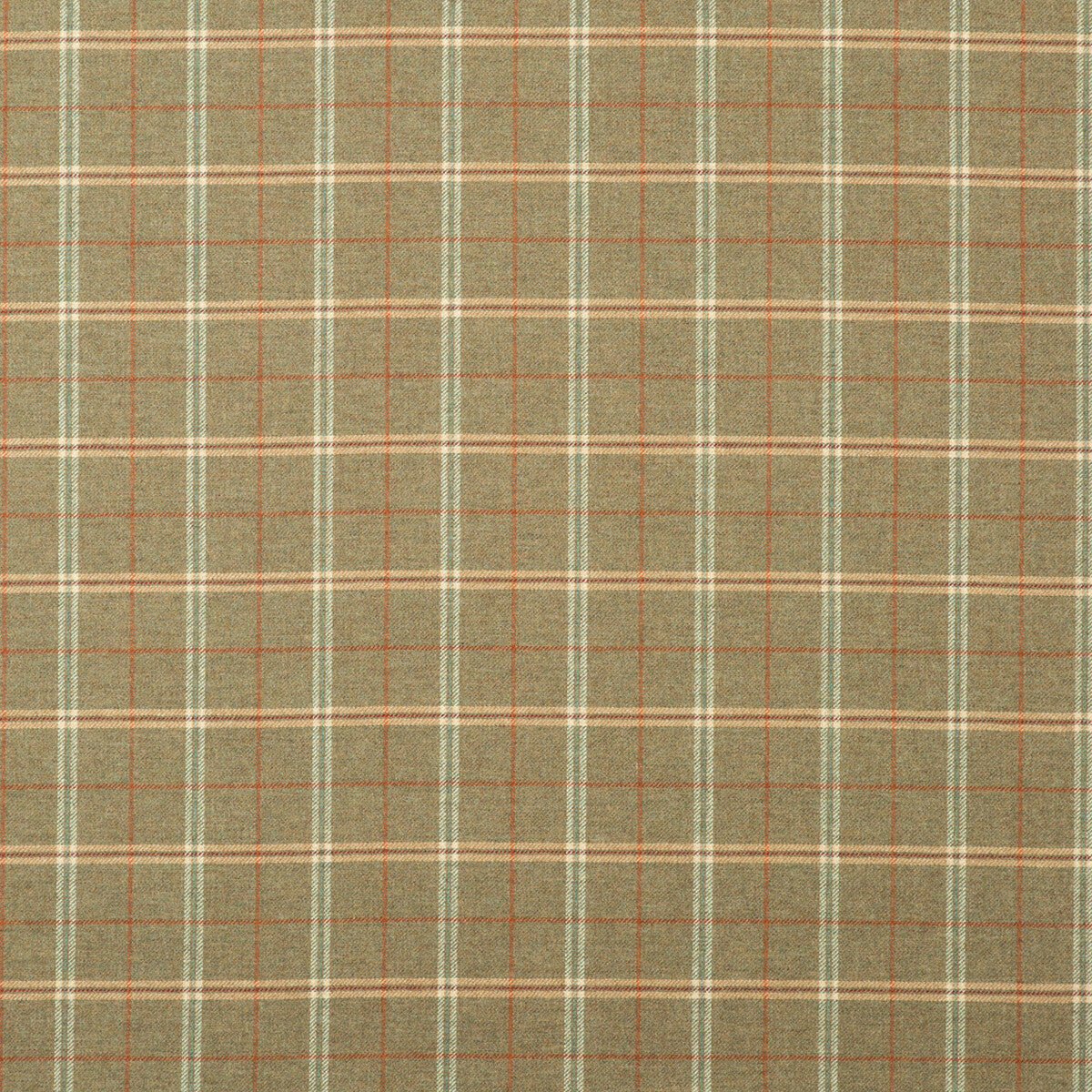 Islay fabric in lovat color - pattern FD700.R106.0 - by Mulberry in the Bohemian Romance collection