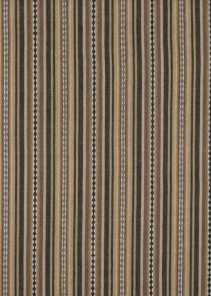 Dalton Stripe fabric in charcoal/bronze color - pattern FD731.A130.0 - by Mulberry in the Bohemian Travels collection