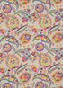 Oakwood fabric in multi color - pattern FD740.Y101.0 - by Mulberry in the Bohemian Travels collection