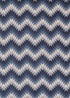 Logan fabric in indigo color - pattern FD743.H10.0 - by Mulberry in the Bohemian Travels collection
