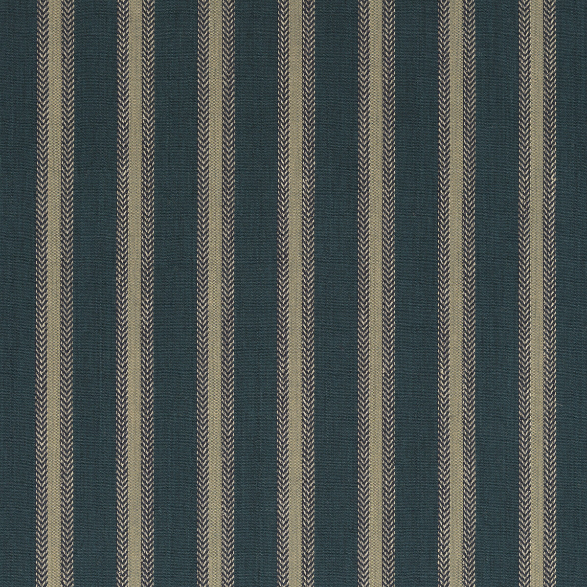 Chester Stripe fabric in teal color - pattern FD760.R11.0 - by Mulberry in the Festival collection