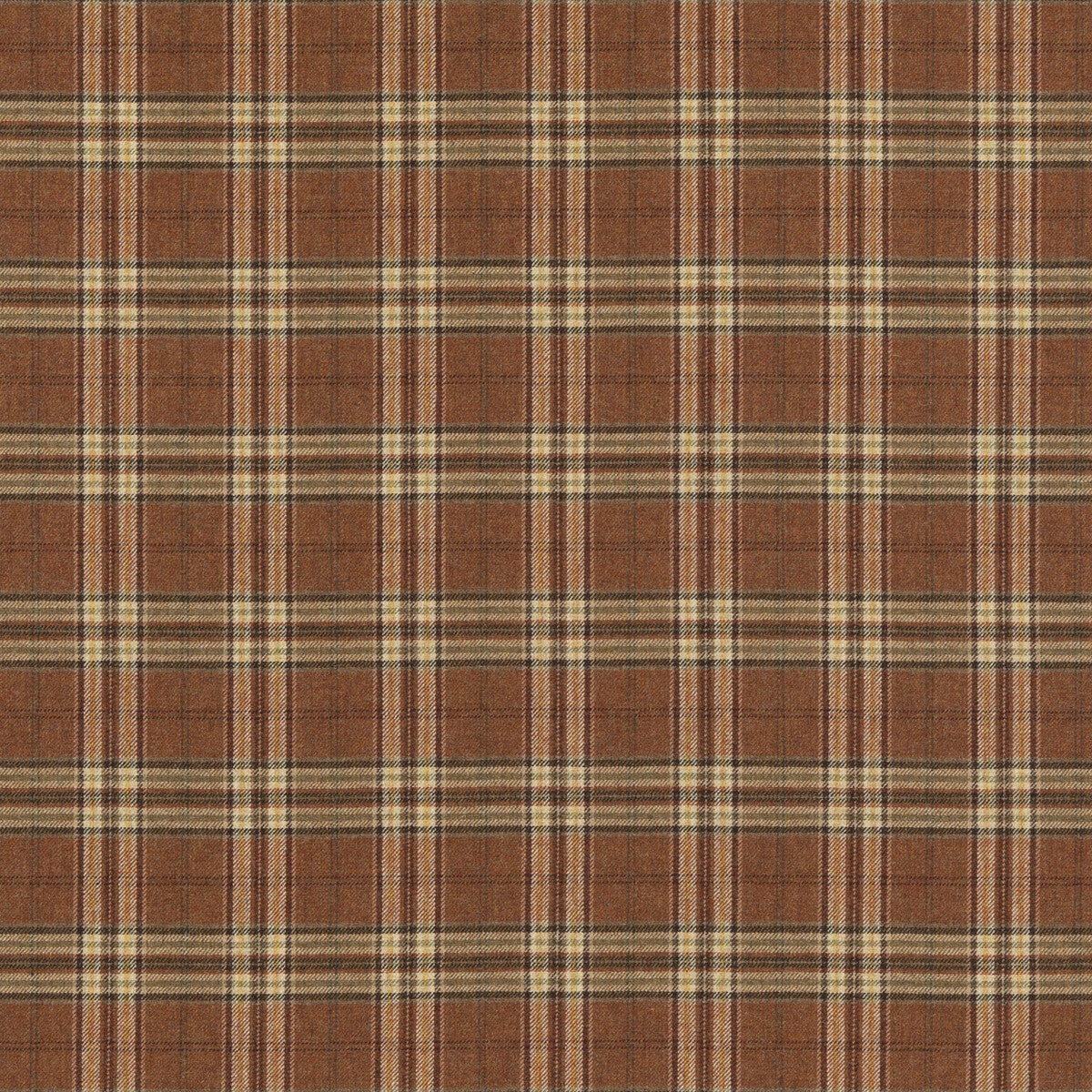 Ghillie fabric in russet color - pattern FD805.V55.0 - by Mulberry in the Mulberry Wools IV collection