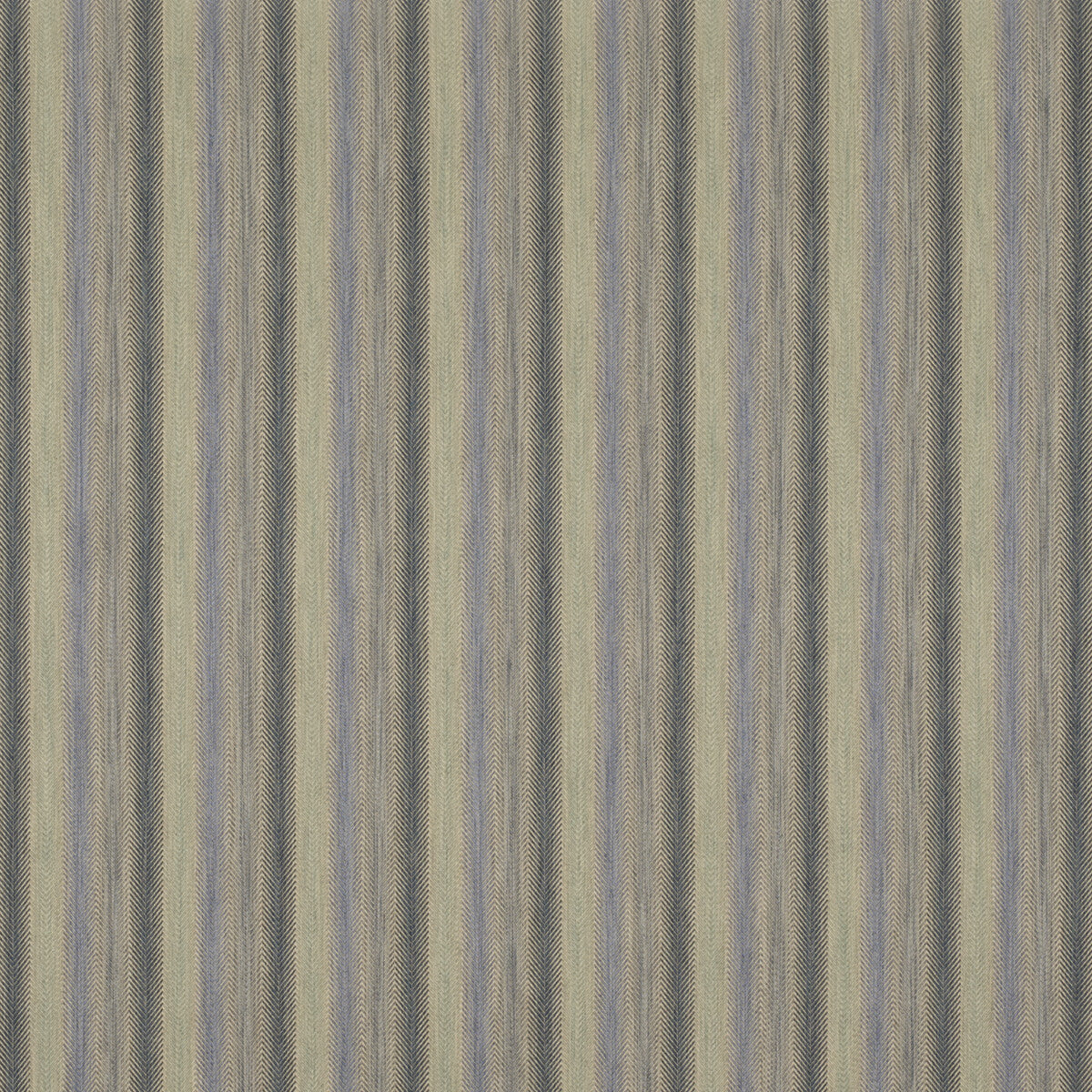 Shepton Stripe fabric in blue color - pattern FD811.H101.0 - by Mulberry in the Icons Fabrics collection