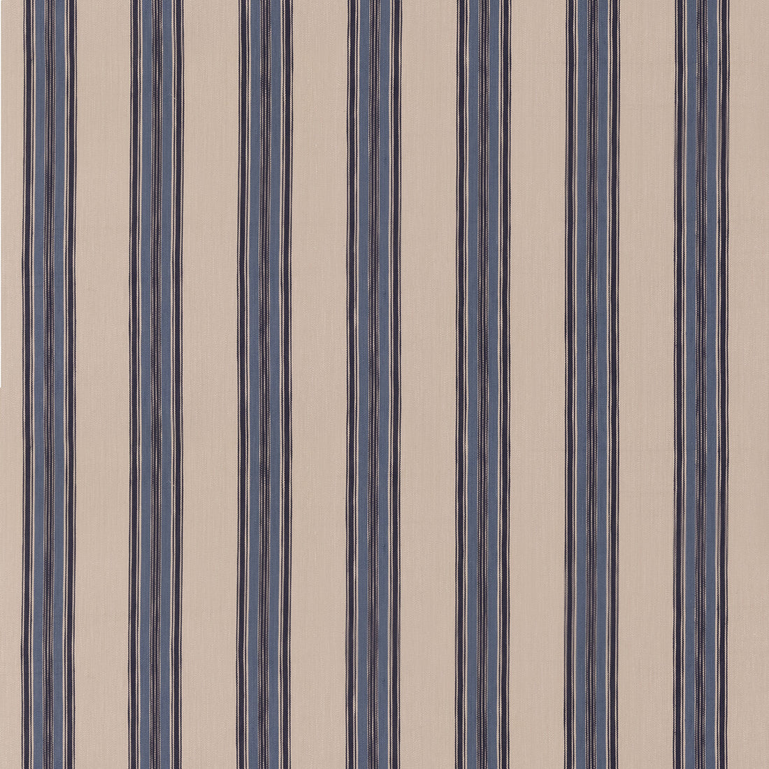 Falmouth Stripe fabric in indigo color - pattern FD829.H10.0 - by Mulberry in the Westerly Stripes collection