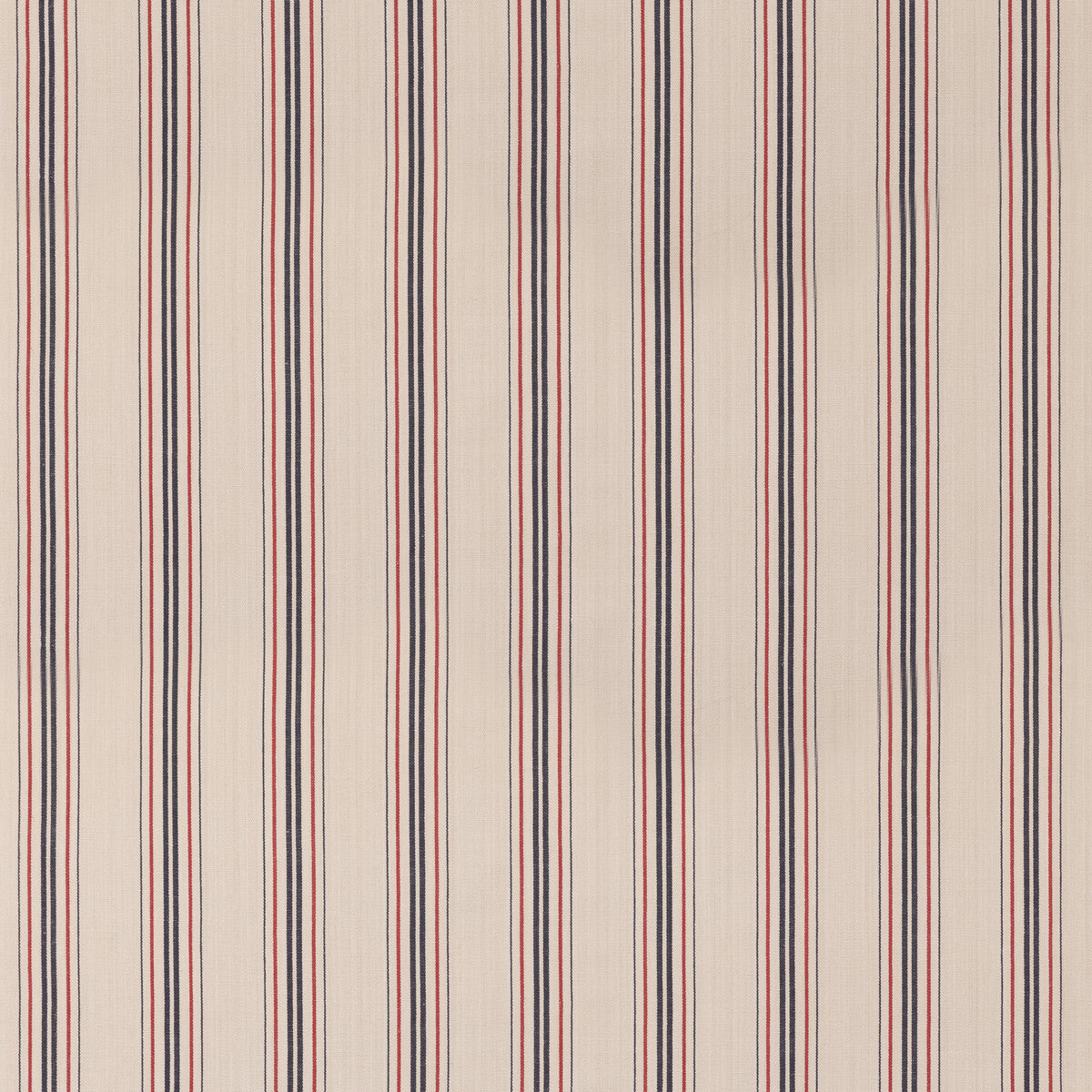 Seaford Stripe fabric in blue/red color - pattern FD834.G103.0 - by Mulberry in the Westerly Stripes collection