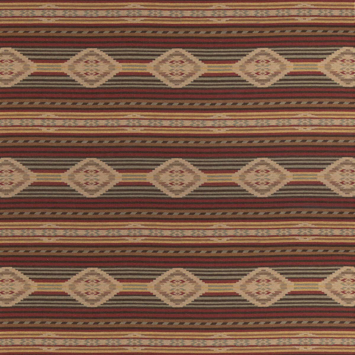 Harlech fabric in red lovat sand color - pattern number FD840.V169.0 - by Mulberry in the Mulberry Wools V collection