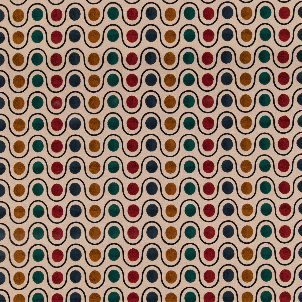 Wicket fabric in teal red color - pattern number FD843.R52.0 - by Mulberry in the Mulberry Country Walk collection