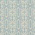 Ferne Park fabric in blue color - pattern number FERN001 - by Schumacher in the Veere Grenney collection