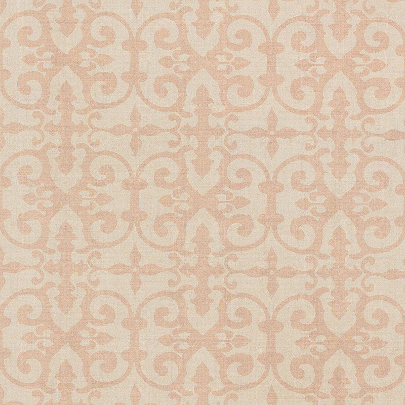 Ferne Park fabric in pink color - pattern number FERN004 - by Schumacher in the Veere Grenney collection
