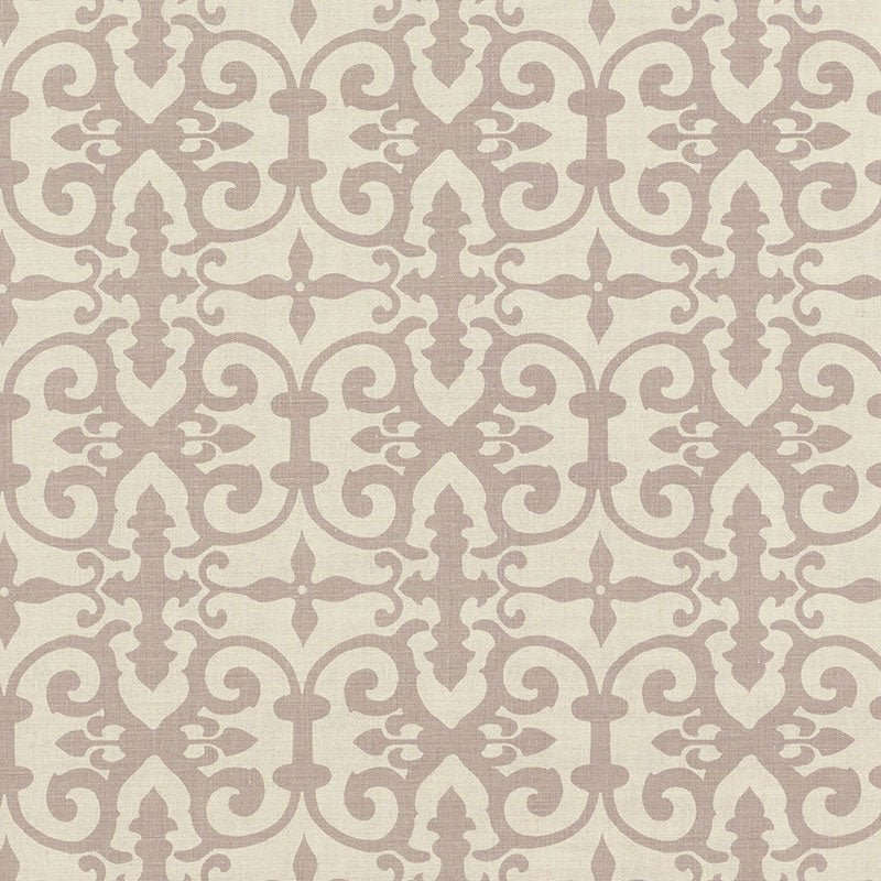 Ferne Park fabric in lilac color - pattern number FERN005 - by Schumacher in the Veere Grenney collection