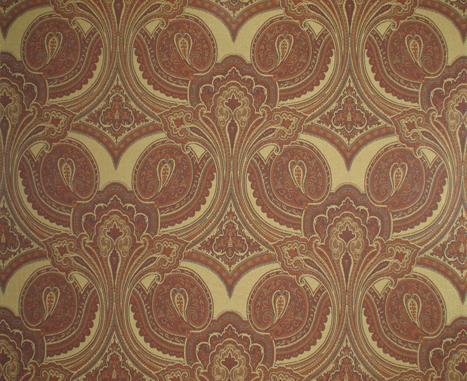 Balraj fabric in rust color - pattern number FR 04175766 - by Scalamandre in the Old World Weavers collection