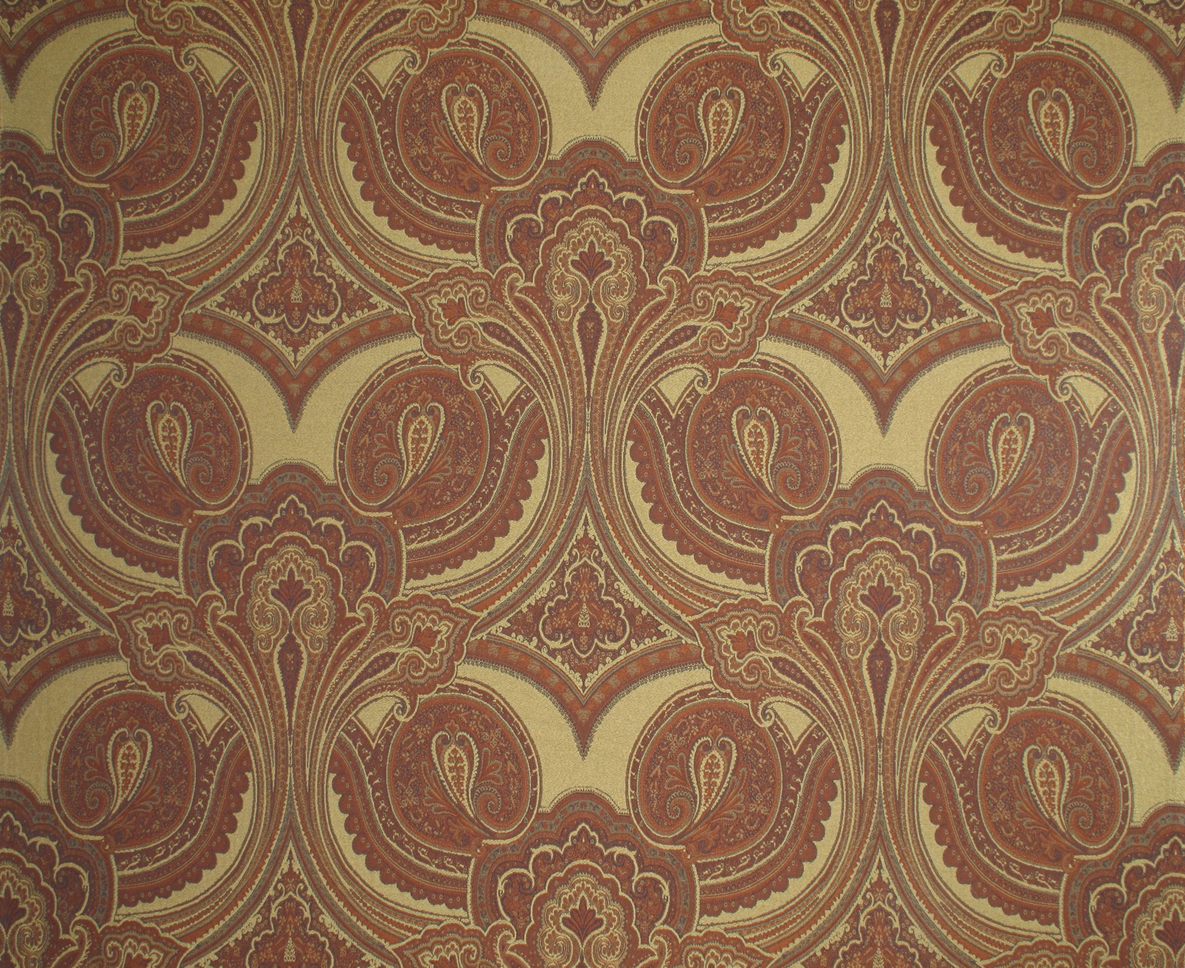 Balraj fabric in rust color - pattern number FR 04175766 - by Scalamandre in the Old World Weavers collection