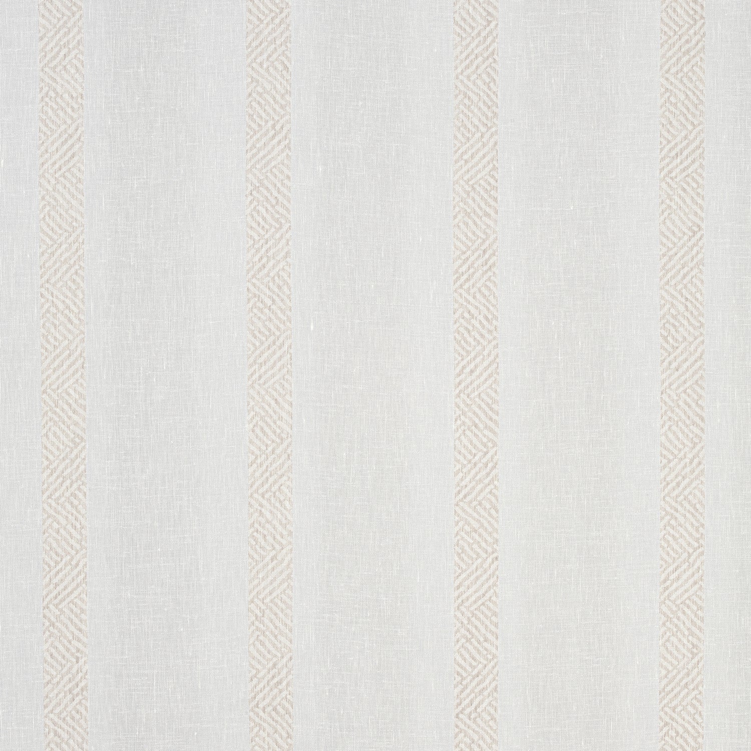 Cobble Hill Stripe fabric in champagne color - pattern number FWW7124 - by Thibaut in the Atmosphere collection