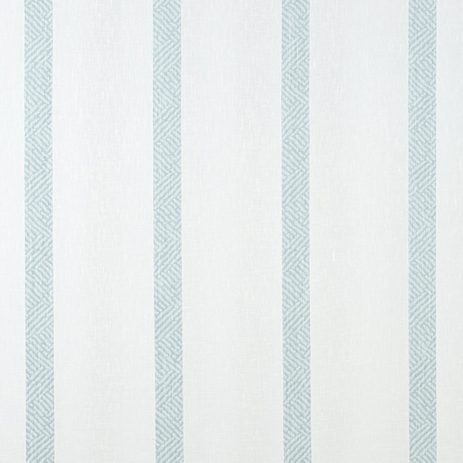 Cobble Hill Stripe fabric in spa blue color - pattern number FWW7126 - by Thibaut in the Atmosphere collection