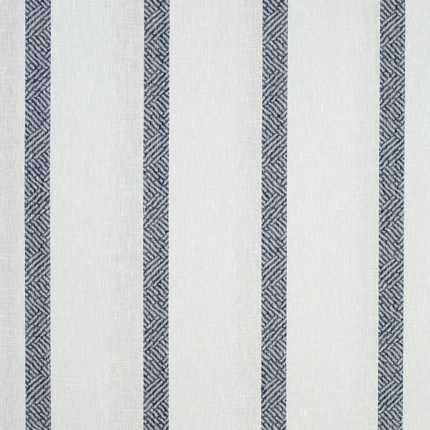 Cobble Hill Stripe fabric in navy color - pattern number FWW7127 - by Thibaut in the Atmosphere collection
