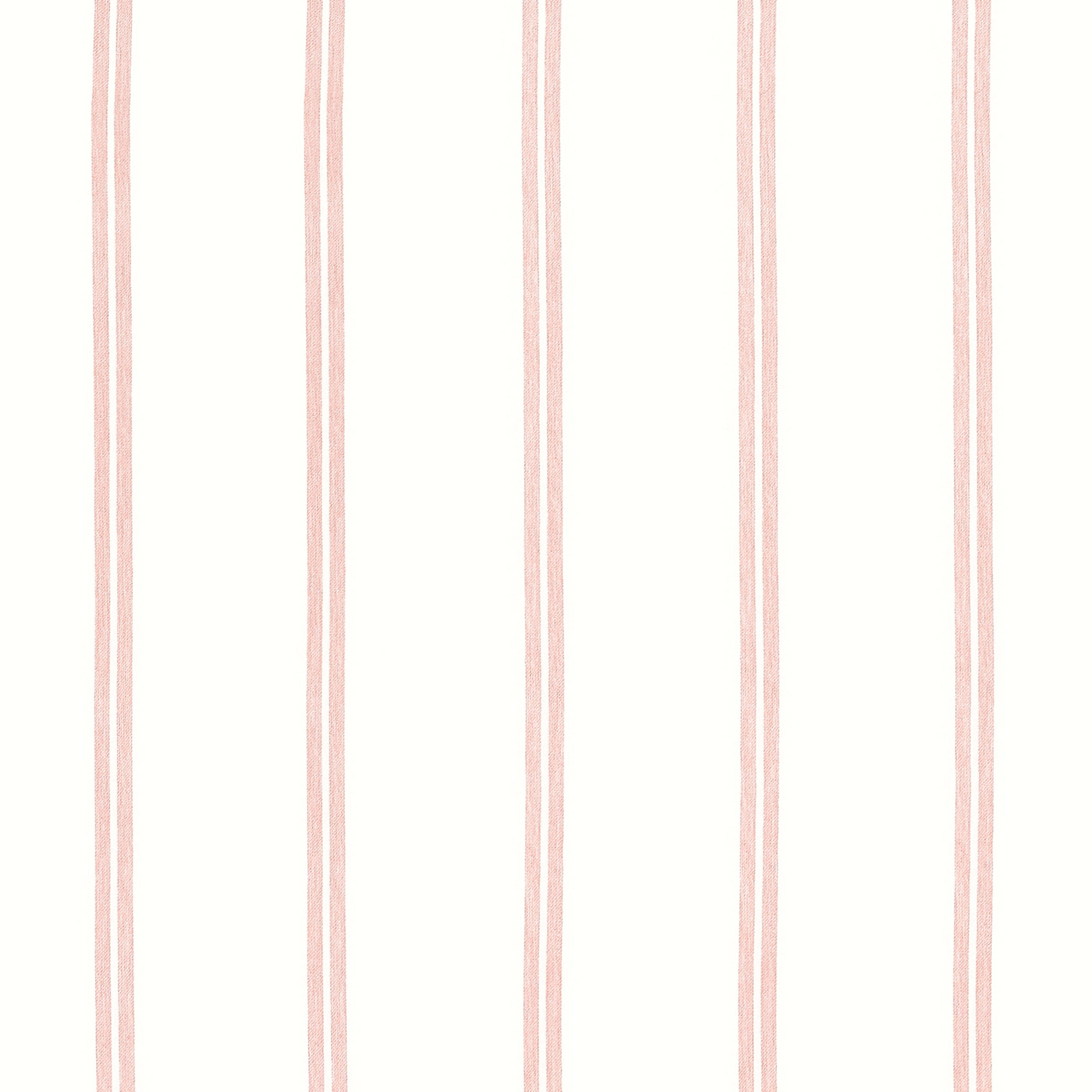 Tandern Stripe fabric in blush color - pattern number FWW81747 - by Thibaut in the Locale Wide Width collection