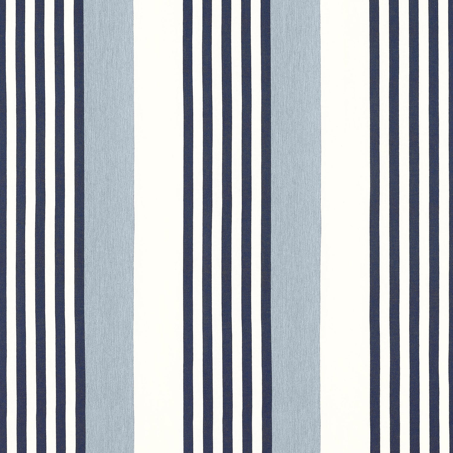 Riviera Stripe fabric in oxford blue and navy color - pattern number FWW81768 - by Thibaut in the Locale Wide Width collection