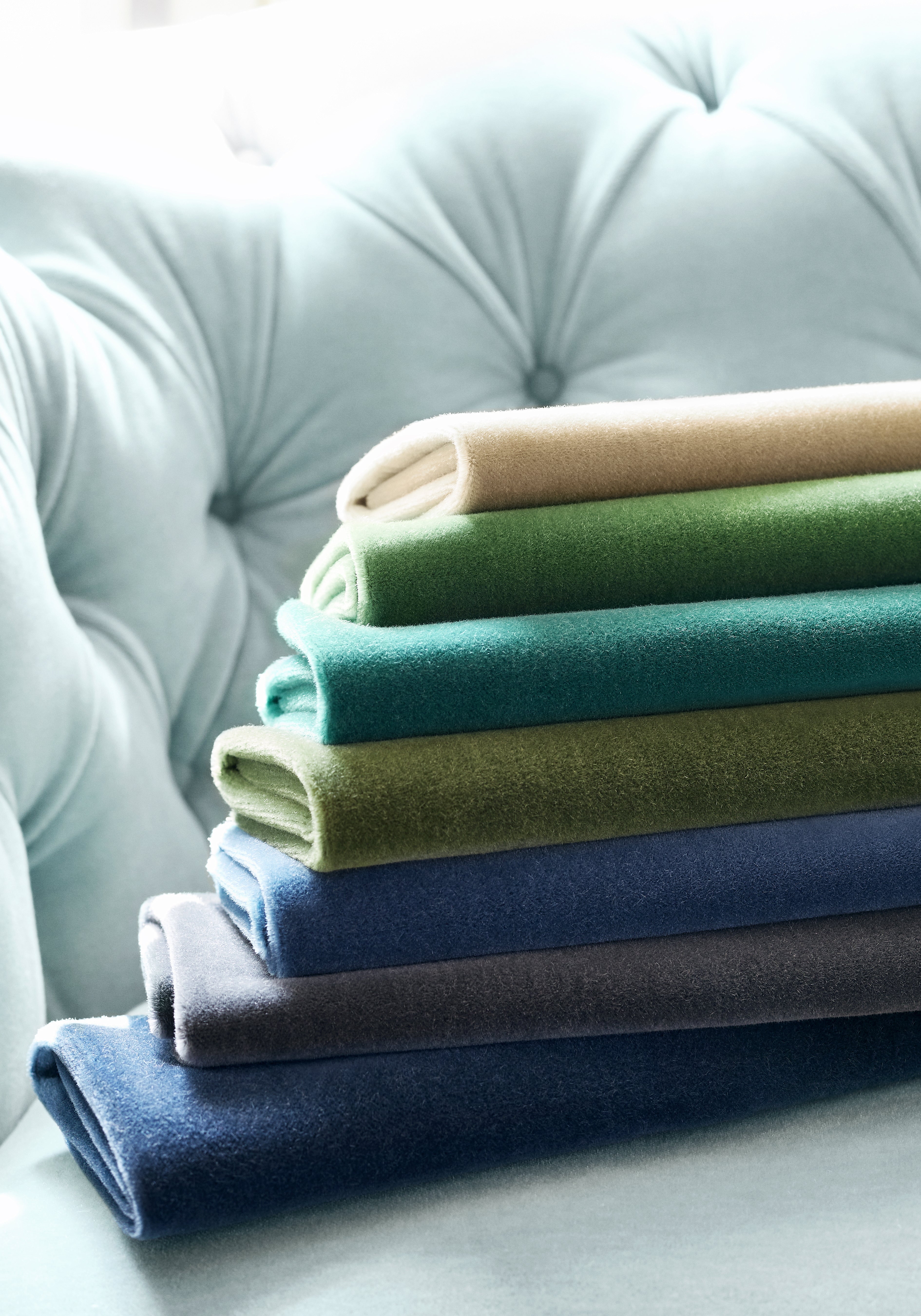 Collection of Miles Mohair Velvet woven fabric featuring emerald color fabric - pattern number W72821 - by Thibaut in the Woven Resource Vol 13 Fusion Velvets collection