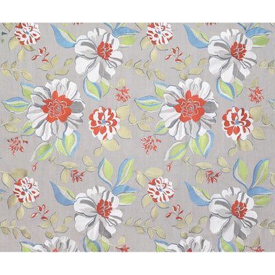 Yalta fabric in azul/terracota color - pattern GDT4742.002.0 - by Gaston y Daniela