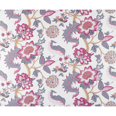 Laidi fabric in rosa/gris color - pattern GDT5040.002.0 - by Gaston y Daniela in the Lorenzo Castillo collection