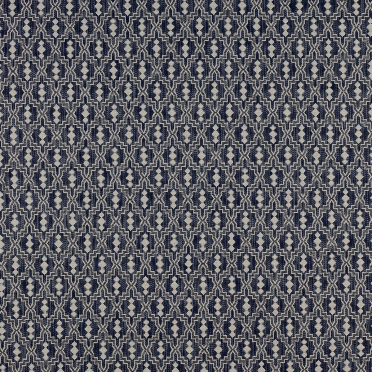 Aztec fabric in azul marino color - pattern GDT5152.006.0 - by Gaston y Daniela in the Gaston Uptown collection